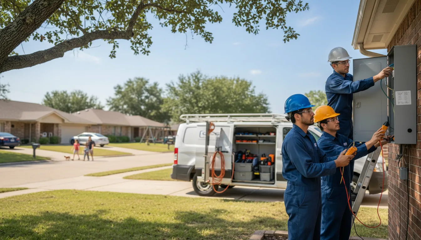 Certified electrician providing emergency electrical services in Rumely, MI